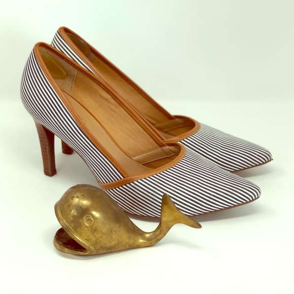 franco sarto navy heels